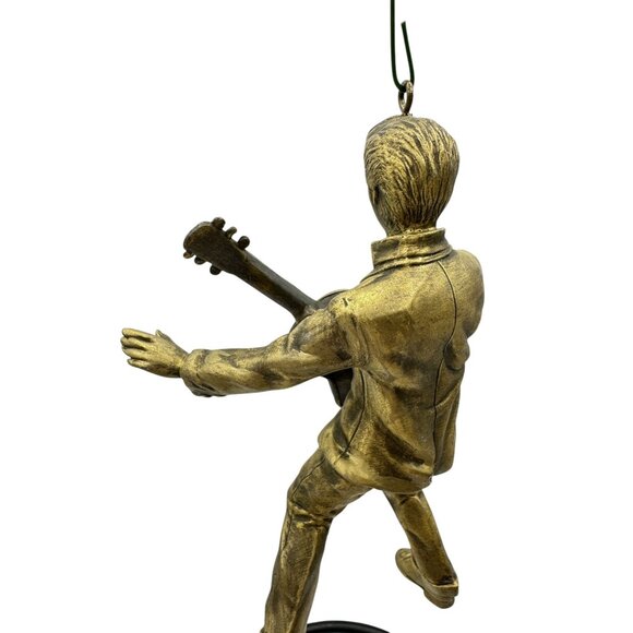 Hallmark Keepsake Gold Crown Exclusive Elvis 1992 Brass-Tone Ornament QX562-4 - Picture 7 of 15